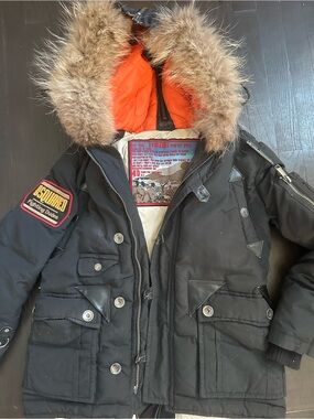 DSQUARED Y2K FUR DOWN PARKA